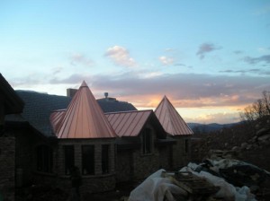 copper turret roof 1